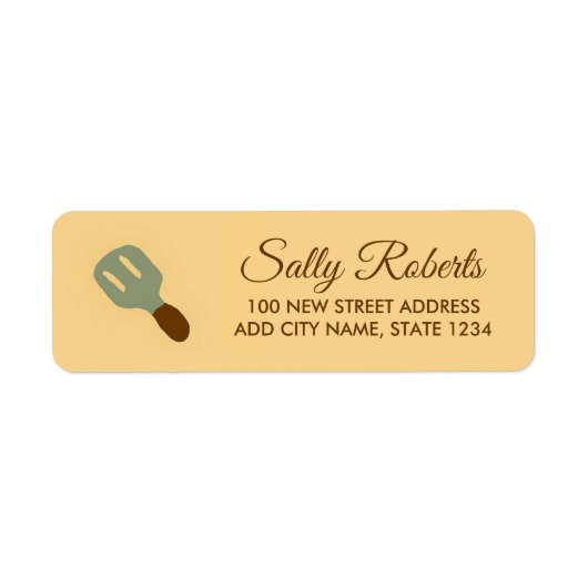 Spateltekening Etiket (Voorkant)