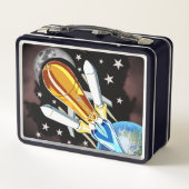 Spatiale Rocket Science Métal Lunchbox (Dos)