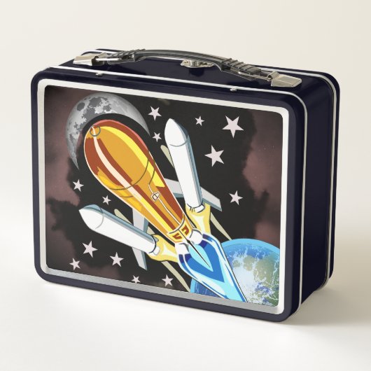 Spatiale Rocket Science Métal Lunchbox (Dos)