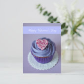 Spatie het Hart Cupcake - van de "Gelukkige Feestdagenkaart (Staand voorkant)