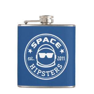 Spatie Hipsters Logo Flask. Heupfles