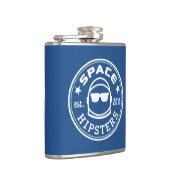 Spatie Hipsters Logo Flask. Heupfles (Rechts)
