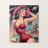 Spatie Sci-fi Pin-up Legpuzzel (Verticaal)