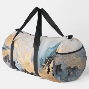 Spatie van goud tinten van groen blauw plunjezak