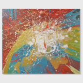 spatten cadeaupapier (Vlak)