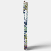Spatten en splatten van verf onder gehamerd glas Case-Mate iPhone case (Achterkant / Links)