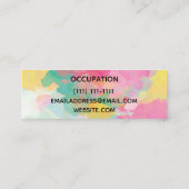 spatten mini visitekaartje (Achterkant)