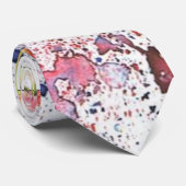 spatten, spatten, spatten. stropdas (Opgerold)