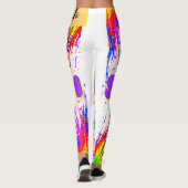 spatverf leggings (Achterkant)