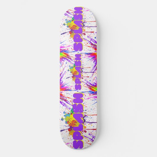 spatverf skateboard (Voorkant)