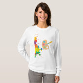 spatverf t-shirt (Voorkant volledig)