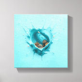 spatwereld canvas afdruk (Voorkant)