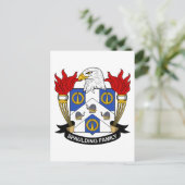 Spauling Family Crest Briefkaart (Staand voorkant)