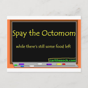 Spay de octomom briefkaart