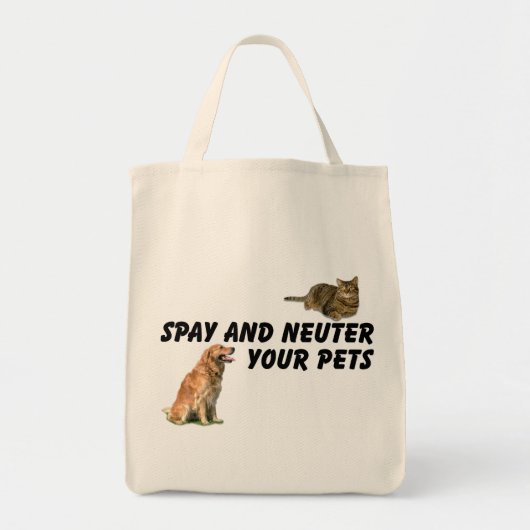 Spay en Neuter Tote Bag (Voorkant)