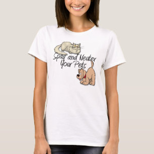 Spay en Neuter Uw Geesten T-shirt