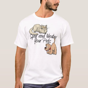 Spay en Neuter Uw Geesten T-shirt
