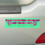 spay neiter keurt bumpersticker (Op auto)