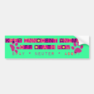 spay neiter keurt bumpersticker
