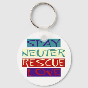 Spay Neuter Rescue Love Sleutelhanger
