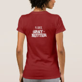 Spay-Neuter T-shirt (Achterkant)