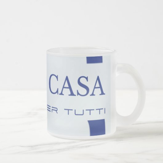 SPAZIO CASA A FROSÉ DES MUGS EN VERRE (Droit)