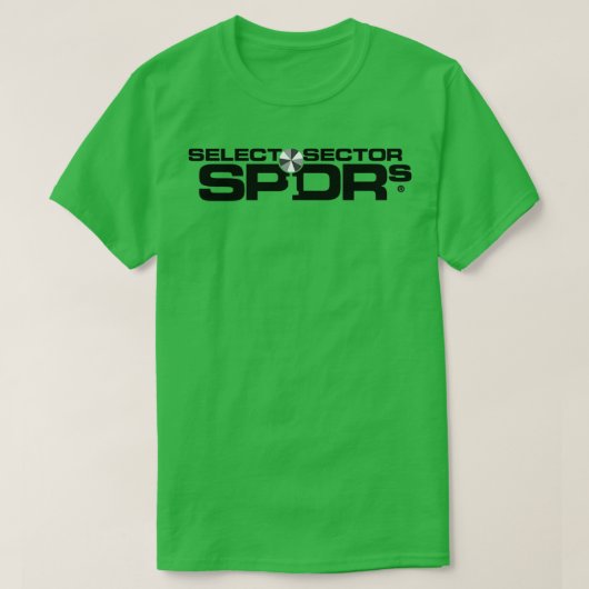 SPDR's selecteren Sectorale logo T-shirt (Design voorkant)