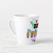 Speak Love. Stir Good Vibes Latte Mok (Linkerhoek)