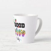 Speak Love. Stir Good Vibes Latte Mok (Rechterhoek)