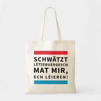 Speak Luxembourgish bag Tote Bag