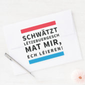 Speak Luxembourgish Sticker (Envelop)