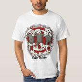 Speak No Evil Sock Monkeys T-shirt personnalisé (Devant)