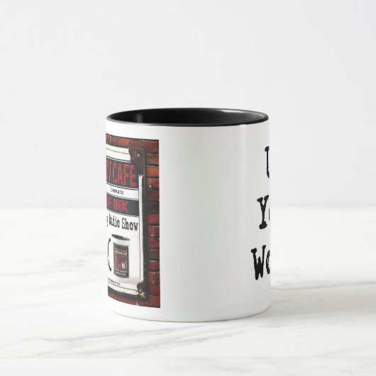 SpeakEasy cafe Gebruik uw woorden  Mok (Midden)