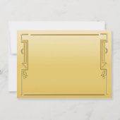 Speakeasy Flapper Great Gatsby Party Invitation (Dos)