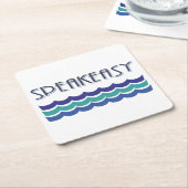 SpeakEasy Vierkante Kartonnen Onderzetter (Schuin)