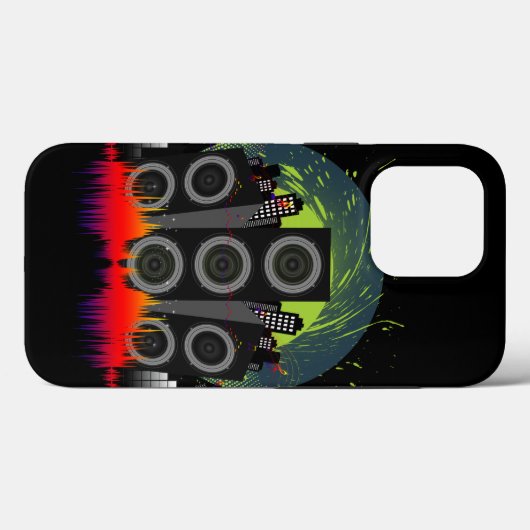Speaker Blast Case-Mate iPhone Case (Achterkant (horizontaal))