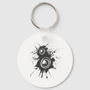 Speaker Graffiti - DJ Music Disk Jockey Audio Sleutelhanger