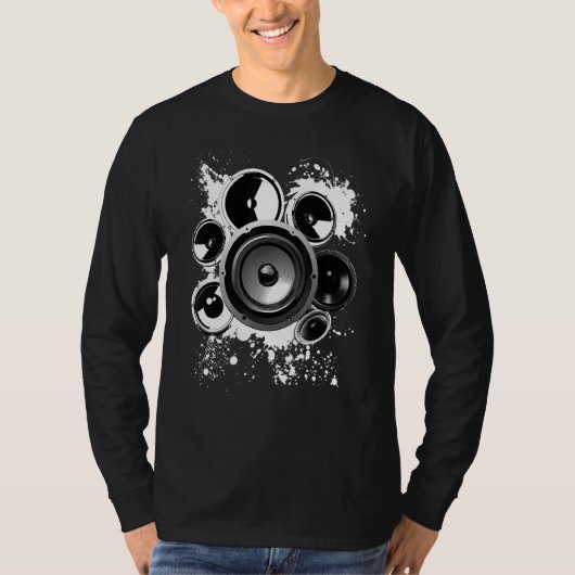 Speakerbouwelektronica - Sound Frequency Subwo T-shirt (Voorkant)