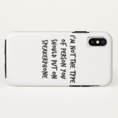 Speakerphone Case-Mate iPhone Case (Achterkant (horizontaal))