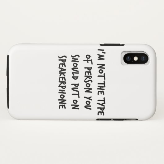 Speakerphone Case-Mate iPhone Case (Achterkant (horizontaal))
