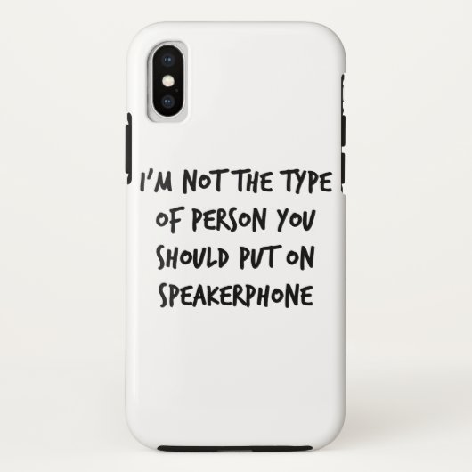 Speakerphone Case-Mate iPhone Case (Achterkant)