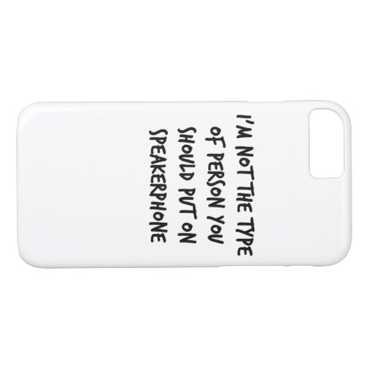 Speakerphone Case-Mate iPhone Case (Achterkant (Horizontaal))