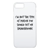 Speakerphone Case-Mate iPhone Case (Achterkant)