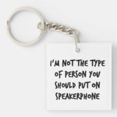 Speakerphone Sleutelhanger (Voorkant)