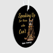 Speaking Up for Those Who Can’t Cute Advocate Cat (devant)