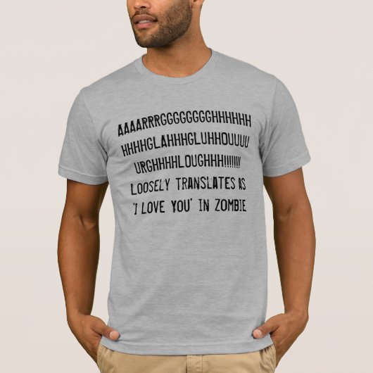 SPEAKINGZOMBIE T-SHIRT (Voorkant)