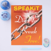 SPEAKiT-reclamebrochure Flyer (Enkel)