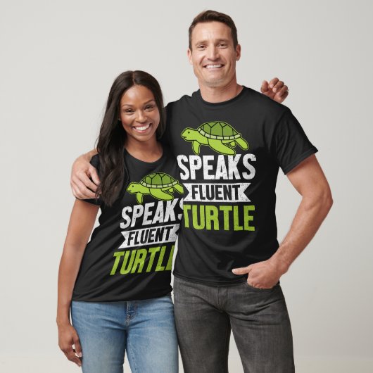Speaks-fluent-Turtle-T-Shirt T-shirt (Unisex)
