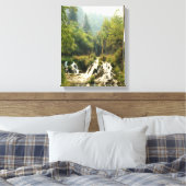 Spearfish Canyon Canvas Afdrukken (Insitu (Slaapkamer))