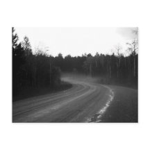 Spearfish Canyon Hail Fog Après Storm Carte Postal